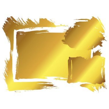 Altın vektör sanat çerçevesi. Dekorasyon sınır arka plan. Vintage deco lüks kart etiketi illüstrasyon şablonu.