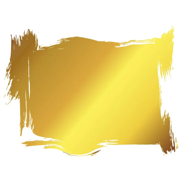Cornice d'arte vettoriale dorata. Decorazione sfondo bordo. Vintage deco modello di illustrazione etichetta carta di lusso . — Vettoriale Stock