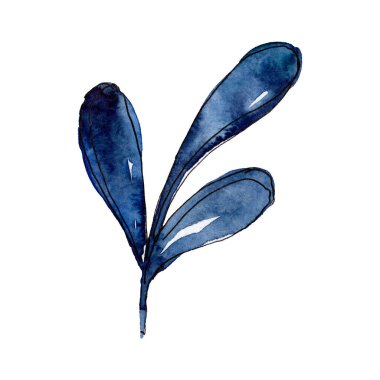 Noel kış tatili sembolü izole. Suluboya arka plan seti. Yalıtılmış noel illüstrasyon öğesi.