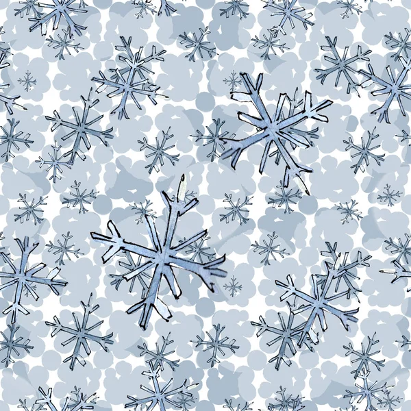 Christmas winter holiday symbol in a watercolor style isolated. Aquarelle christmas seamless background pattern.
