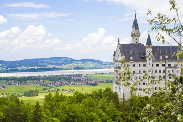 Schwangau Alemanha 2018 Castelo Neuschwanstein — Fotografia de Stock