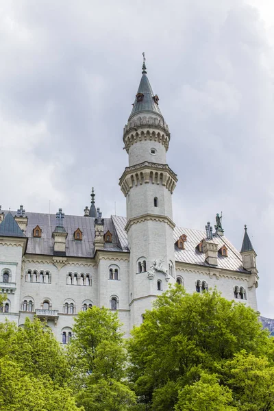 Schwangau Alemanha 2018 Castelo Neuschwanstein — Fotografia de Stock