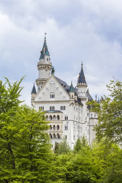 Schwangau Germany 2018 Neuschwanstein Castle — стоковое фото