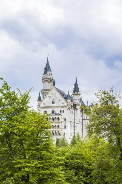 Schwangau Germany 2018 Neuschwanstein Castle — стоковое фото