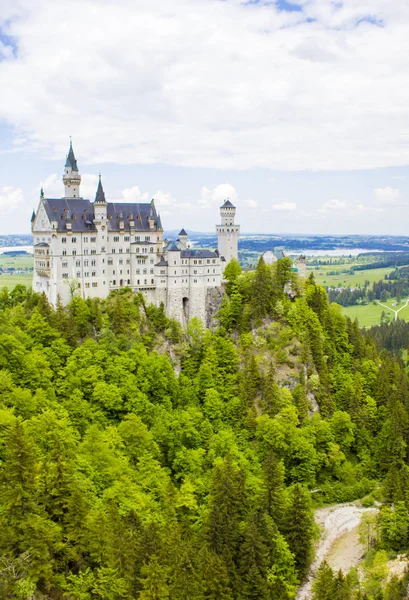 Schwangau Alemanha 2018 Castelo Neuschwanstein — Fotografia de Stock