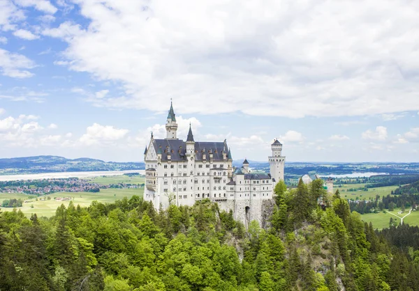 Schwangau Alemanha 2018 Castelo Neuschwanstein — Fotografia de Stock