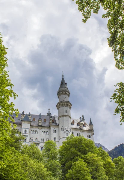 Schwangau Germany 2018 Neuschwanstein Castle — стоковое фото