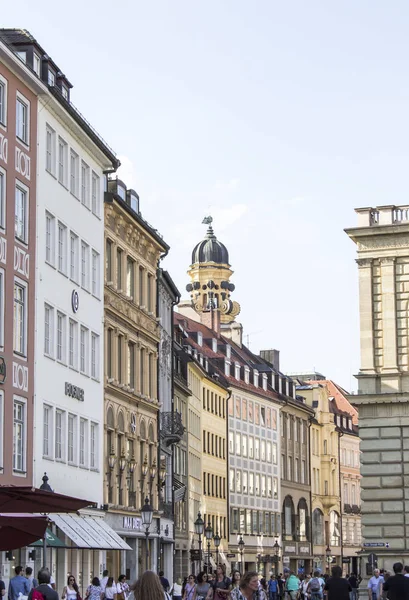 Αρχιτεκτονική Των Κτιρίων Στο Μόναχο Γερμανία — Φωτογραφία Αρχείου