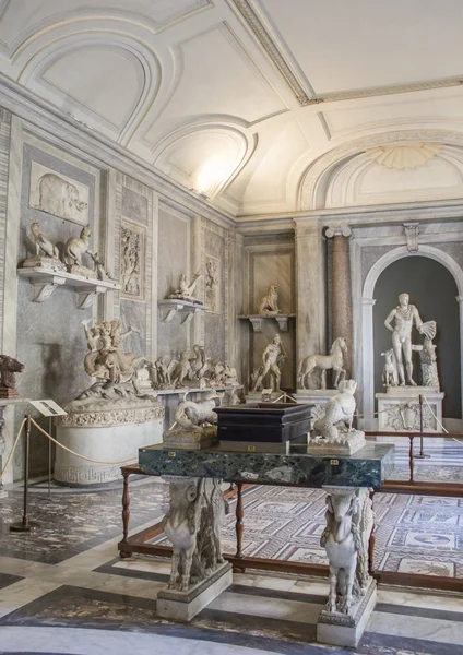 Vatikán Řím Itálie Sochy Vatikánského Muzea — Stock fotografie