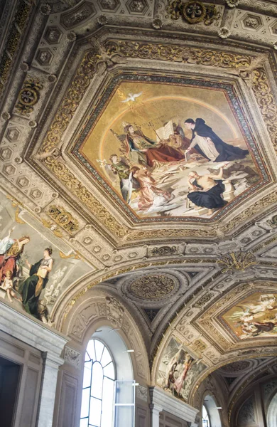 Vaticano Roma Italia Pintura Fresco Techos Museo Vaticano — Foto de Stock