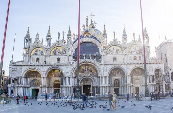 Exterior Catedral San Marcos Venecia Italia — Foto de Stock