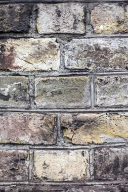 closeup görüntülemek eski tuğla duvar