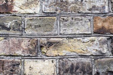 closeup görüntülemek eski tuğla duvar