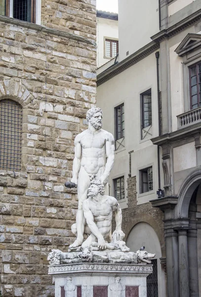 Скульптура Пьяцца Делла Синьория Флоренции — стоковое фото