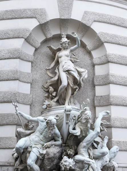 Статуи Рядом Хофбургом — стоковое фото