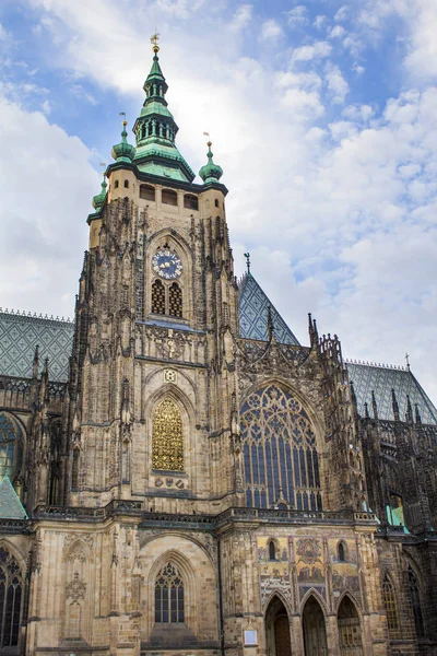 Ροτόντα Αγίου Βίτου Στην Πράγα Καθεδρικός Ναός Vitus Γοτθική Αρχιτεκτονική — Φωτογραφία Αρχείου