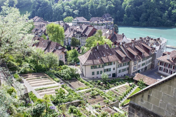 Case Berna Piazzole Casa Berna Giardini Berna Sul Fiume Aare — Foto Stock