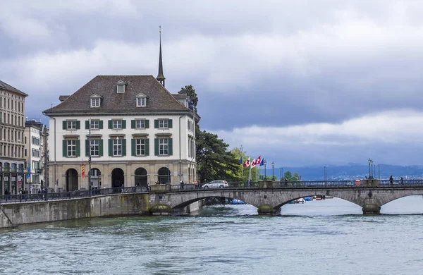 Blick Auf Zürich Zürichpanorama Straßenfoto Zürich Architektur — Stockfoto