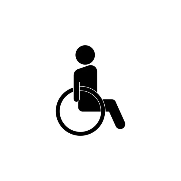 Disabled Icon Sign Design Wheelchair Icon Icon Design Template Trendy — Stock Vector