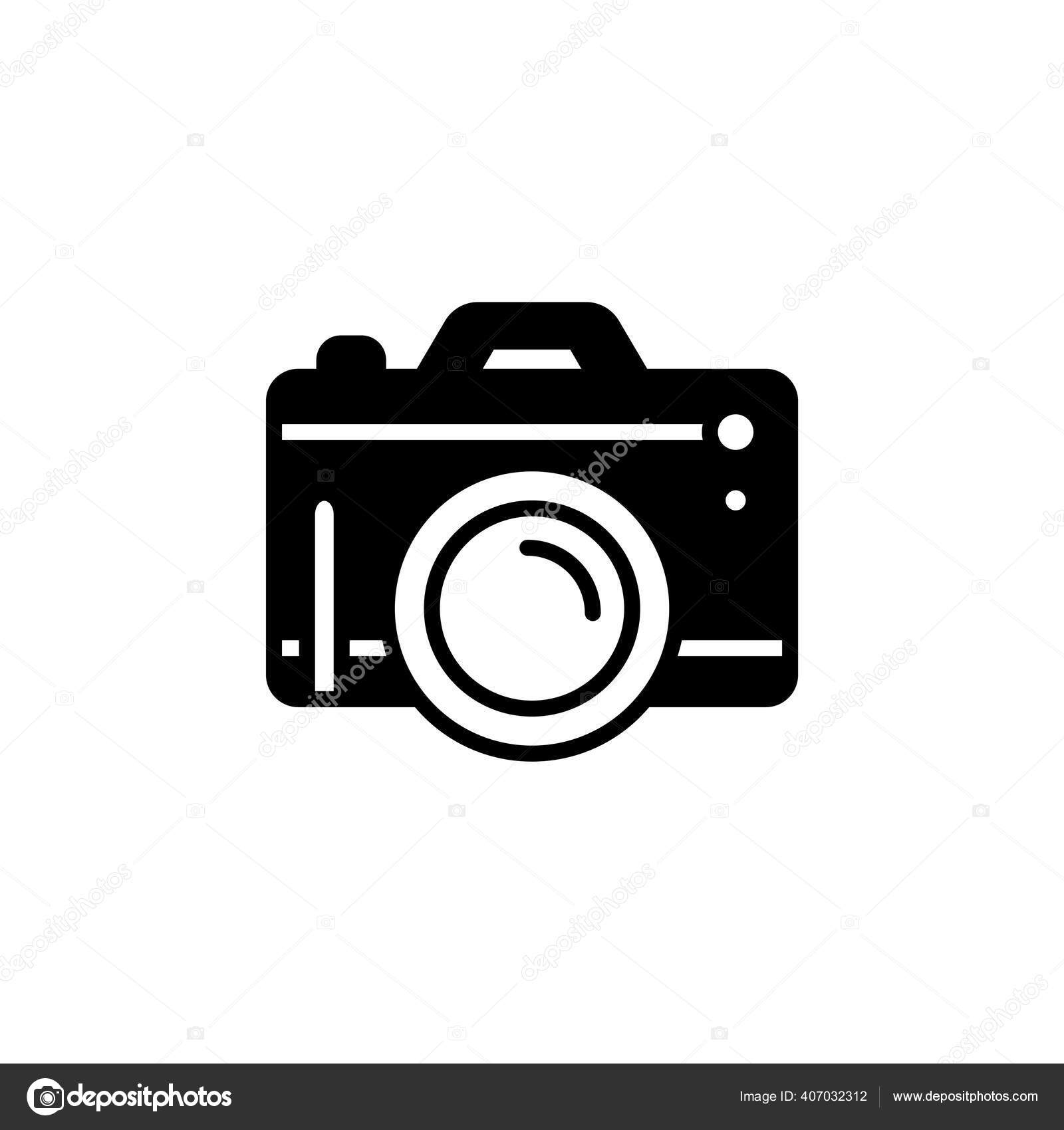 Ikon Fotografi Kamera Kamera Saku Digital Tanda Sederhana Fotocamera Logo Stok Vektor C Ppvector 407032312