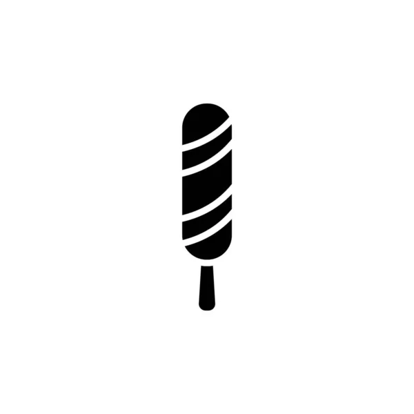 Hielo Lolly Icono Helado Signo Simple Logotipo — Vector de stock