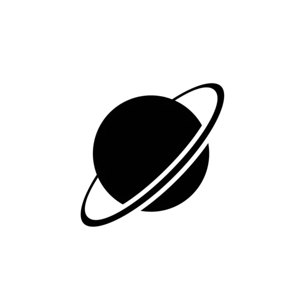 Uranüs Gezegeni Ikon Vektörü Uranüs Gezegeni Işareti Logo — Stok Vektör