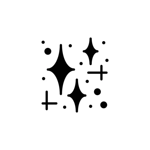 Yıldız Kümesi Ikon Vektörü Yıldız Kümesi Basit Işaret Logo — Stok Vektör