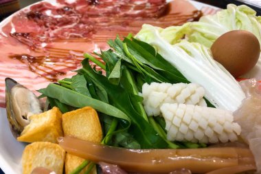 Chabu mağaza yemeye hazır taze deniz ürünleri