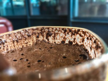 Kakao kokteyli içmeye hazır.