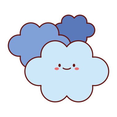 Çizgi film Gökyüzü Kabarık Bulutlar Koleksiyonu