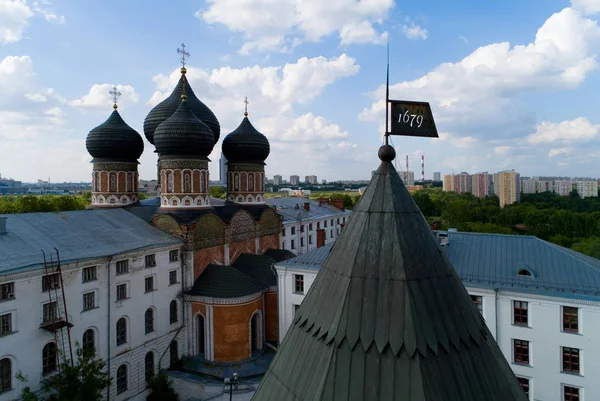 Catedral Intercesión Santísima Virgen Izmailovo Fotografía Aérea —  Fotos de Stock