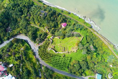 Peter Tsihisdziri Gürcistan'ın Kalesi. Hava fotoğrafçılığı.