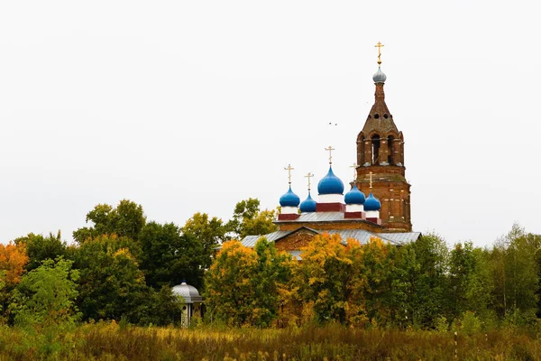 莫斯科地区圣母诞生的教堂 俄国的建筑学 — 图库照片