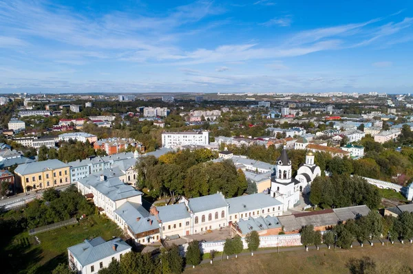 Рождественско Богородичный Монастырь Городе Владимире Аэрофотосъемка — стоковое фото