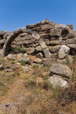 Side Antik kenti kalıntıları. Türkiye.