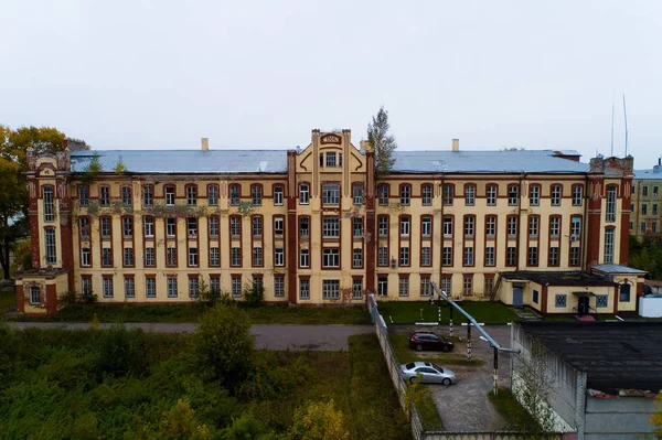 Здание Ткацкой Фабрики Ликино Дулево Аэрофотосъемка — стоковое фото
