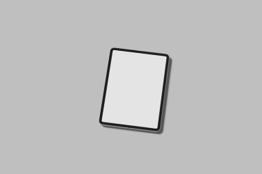 Gerçekçi Tablet Ekranı boş model
