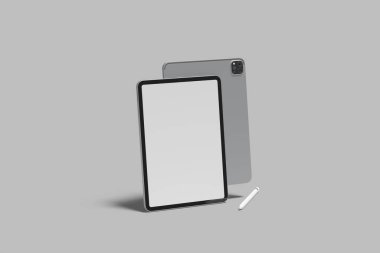 Gerçekçi Tablet Ekranı boş model