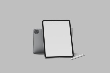 Gerçekçi Tablet Ekranı boş model