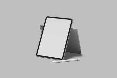 Gerçekçi Tablet Ekranı boş model