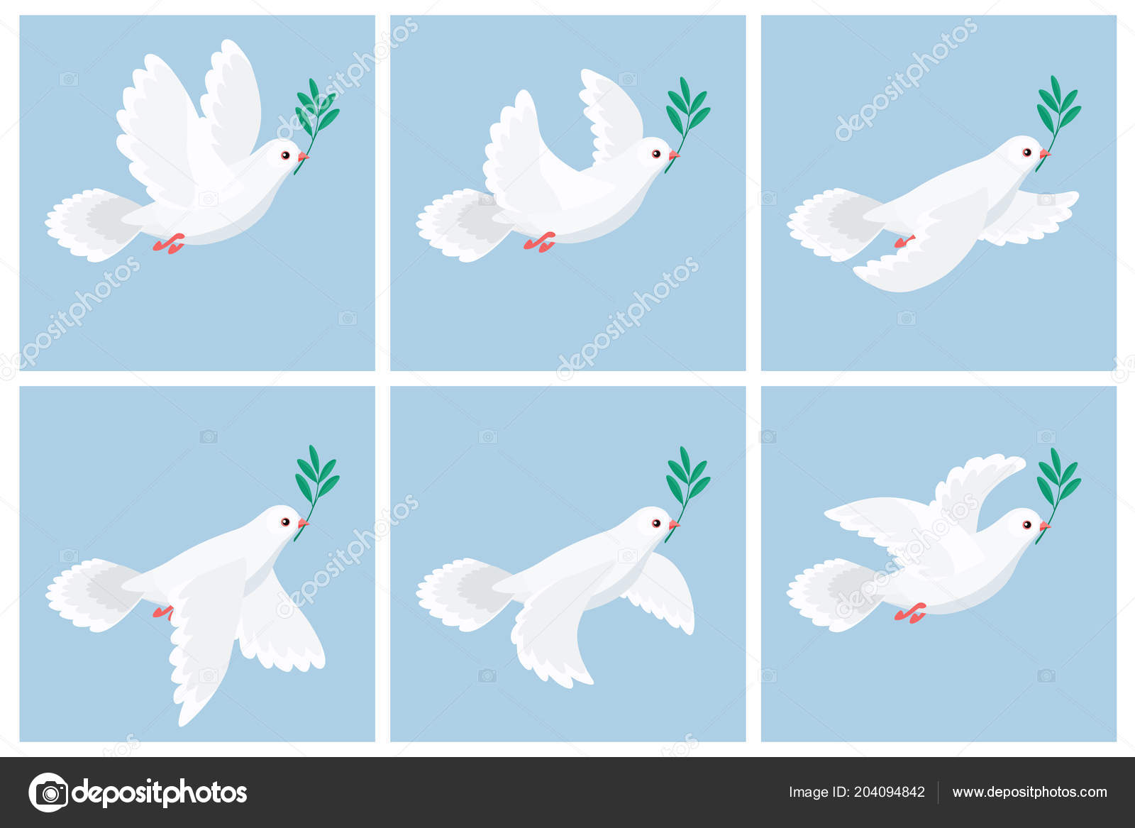 Illustration of flying white dove holding olive branch animation sprite sheet Stock Vector Image by ©Eloku #204094842 Illustration of flying white dove holding olive branch animation sprite sheet Stock Vector Image by ©Eloku #204094842