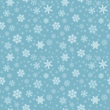 Arka plan için kar taneleri ile Seamless modeli 