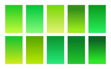 Değişken arkaplan kümesi yeşil yeşillik rengi 