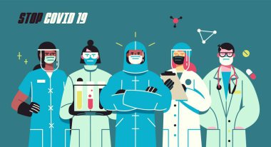 Hastanede çalışan ve koronavirüsle savaşan doktor ve hemşirelere teşekkürler.