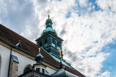 Avrupa. Graz. Avusturya. aziz Catherines Kilisesi güzel görünümü