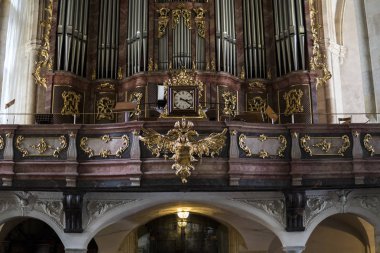 Avrupa. Graz. Avusturya Eylül 2018. Cathedral St. Catherine Graz iç görünüm