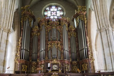 Avrupa. Graz. Avusturya Eylül 2018. Cathedral St. Catherine Graz iç görünüm