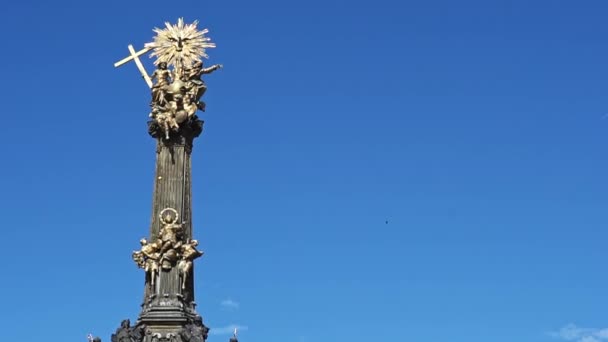 Sloup Nejsvětější Trojice na hlavním náměstí starého města Olomouc, Česká republika