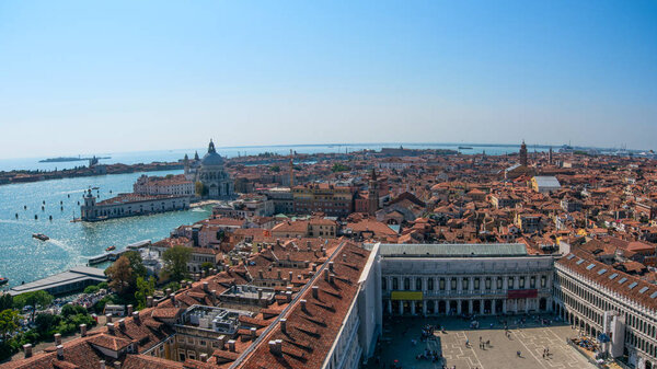Europe. Italy. Panoramic view of St. marks square