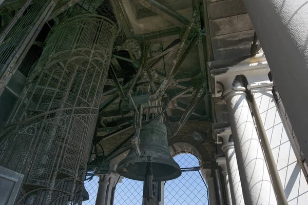 bell on the bell tower of St. Marks Basilica in Venice, Italy